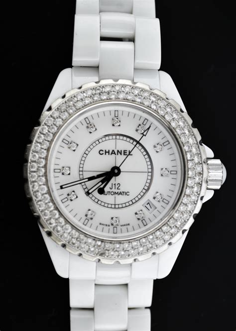 chanel j12 white ceramic quartz watch|Chanel j12 watch price.